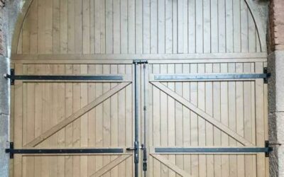 Porte Bois sur mesure et imposte Plein Cintre