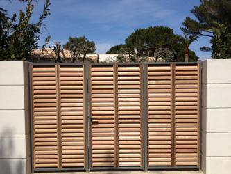 Brise vue sur mesure en red cedar