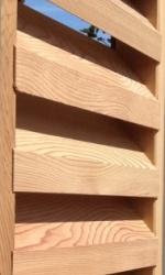 HURET_detail_2 Brise vue sur mesure en red cedar