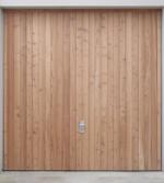 porte de garage en bois