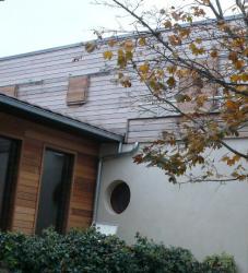 Volet bois coulissant en Red Cedar