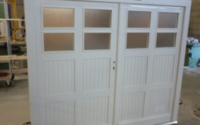 Porte de garage en bois fabrication sur mesure