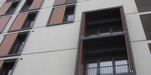 volet à lames verticales