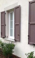 Volet dauphinois en bois massif
