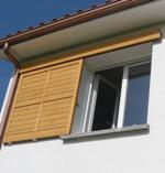 volet coulissant en bois