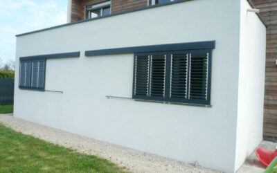 Le volet coulissant bois moderne et design !