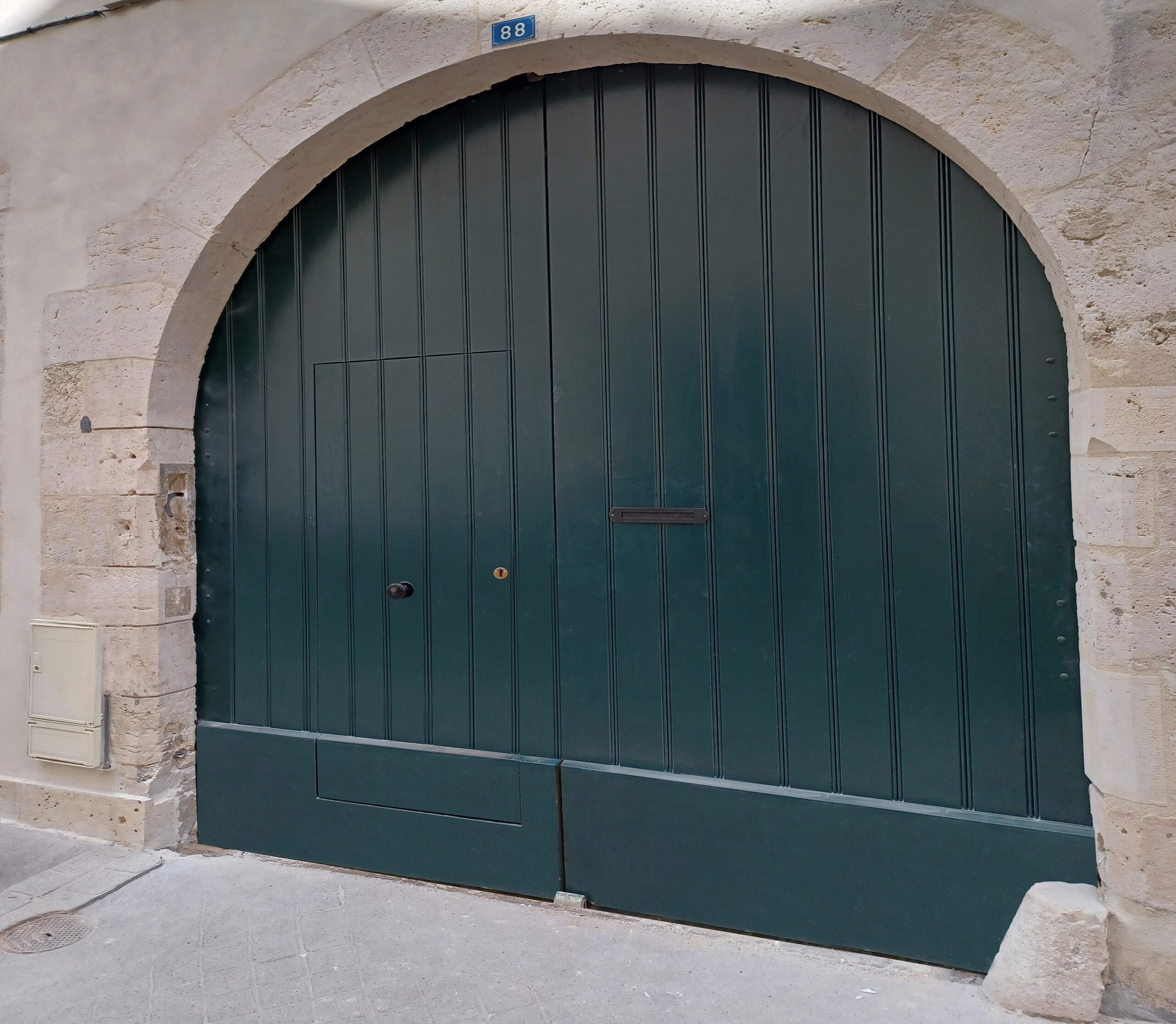 porte de garage bois