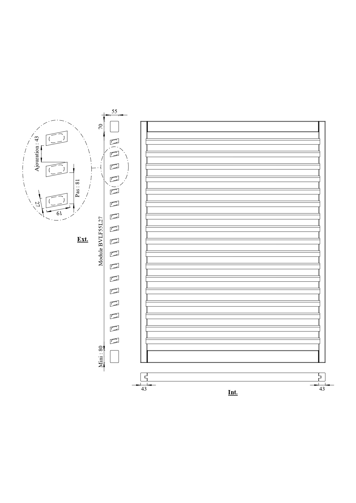 brise vue bvlf55 croquis