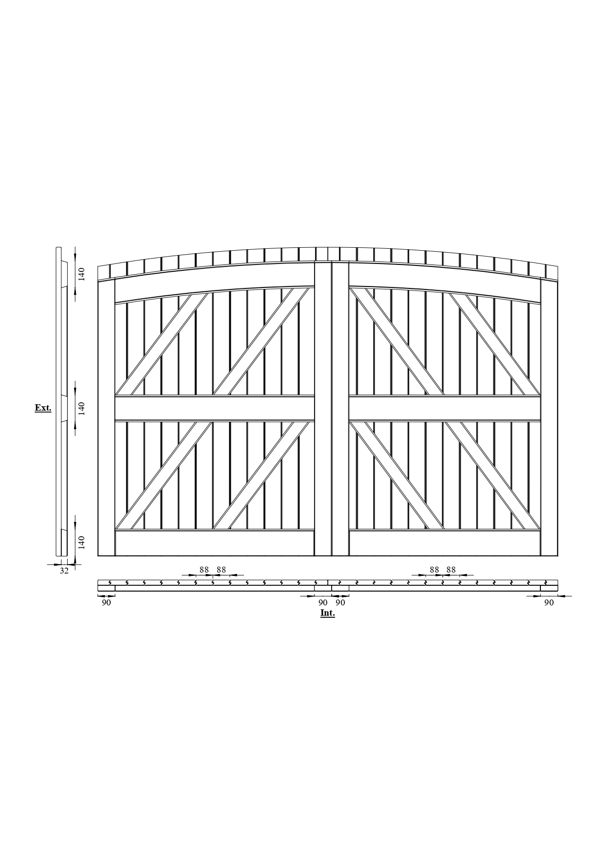 portail vieille france croquis
