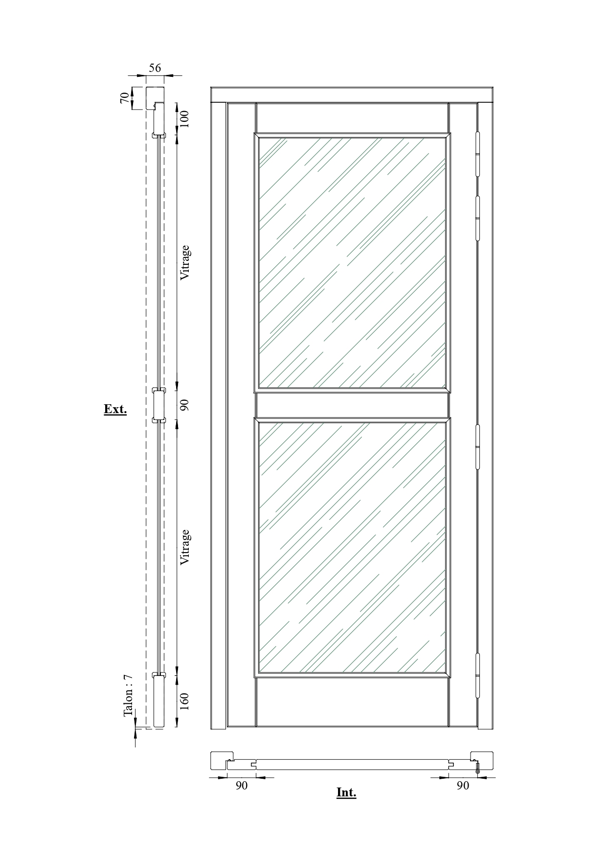 porte battante bois croquis porte battante bois croquis
