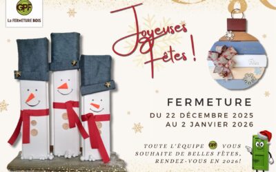 Fermeture Fêtes fin d’année 2025