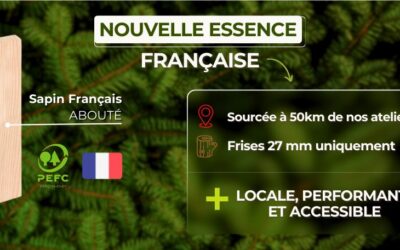 Nouvelle essence de bois : Sapin Français abouté
