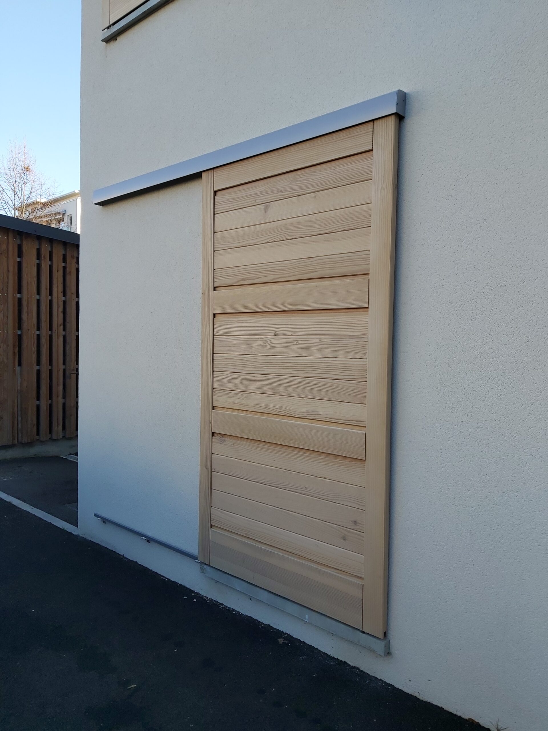 finition saturabois volet bois douglas